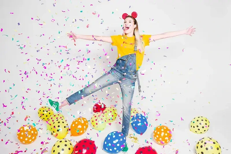 Vystřelovací konfety premium 20 cm