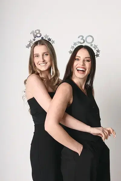 Čelenka s hvězdami 18. narozeniny stříbrná