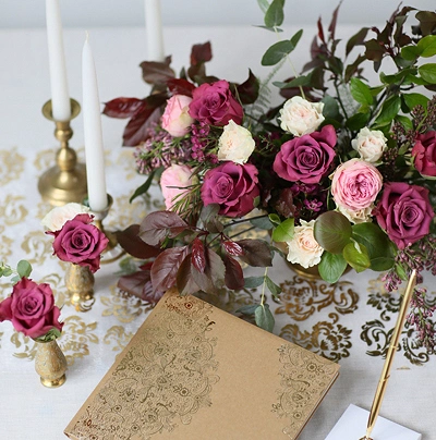 Organza potištěná, oboustranný potisk 0.36x9m