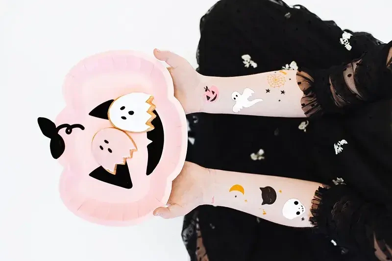 Dočasné tetování Halloween - Boo 12 ks