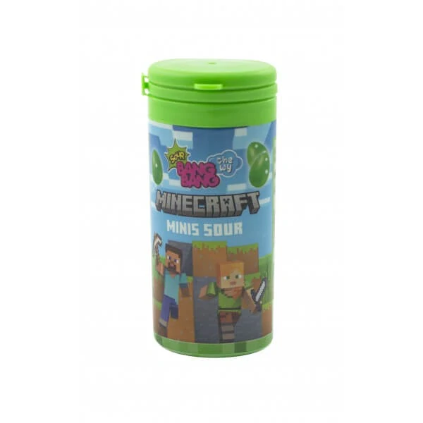 Minecraft kyselé bonbony s jahodovou příchutí