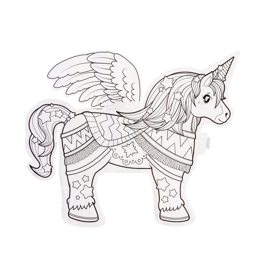 Nafukovací omalovánka box Jednorožec