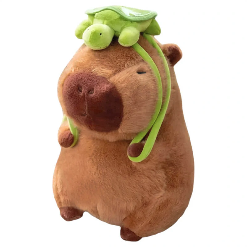 Plyšová hračka Kapybara s batůžkem 23 cm