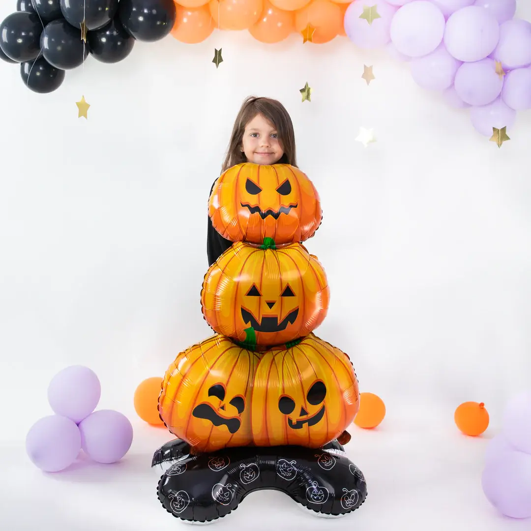 Stojící fóliový balónek Dýně 158 cm
