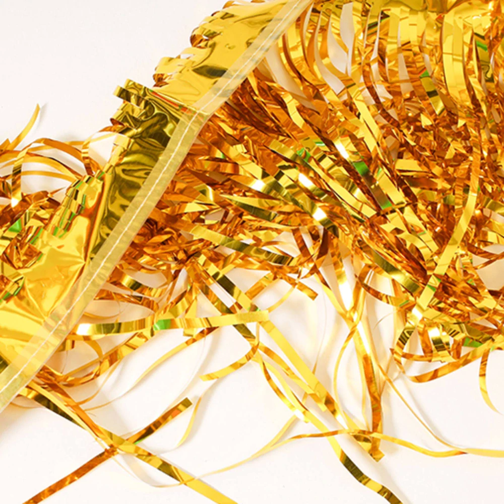 Party závěs zlatý 38 x 600 cm