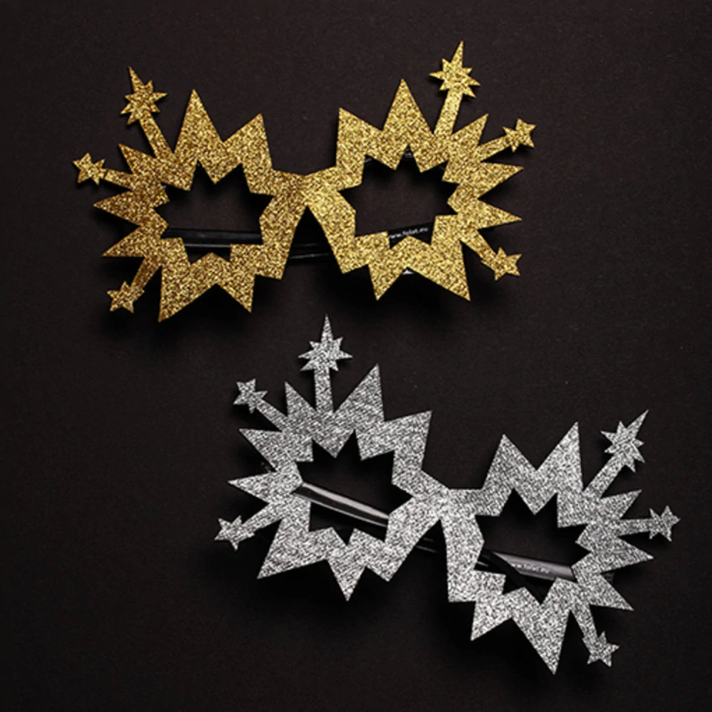 Party brýle - zlatý ohňostroj