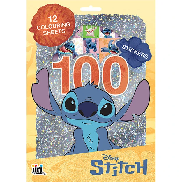 Samolepky s omalovánkami Lilo a Stitch 100ks