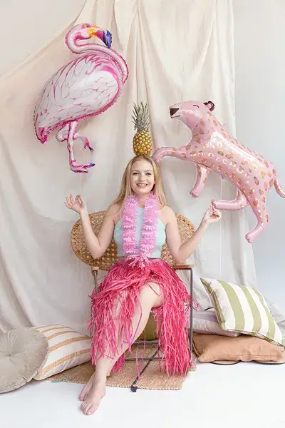 Havajská sukně - růžová