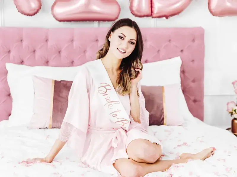 Šerpa Bride to be - bílá s rosegold