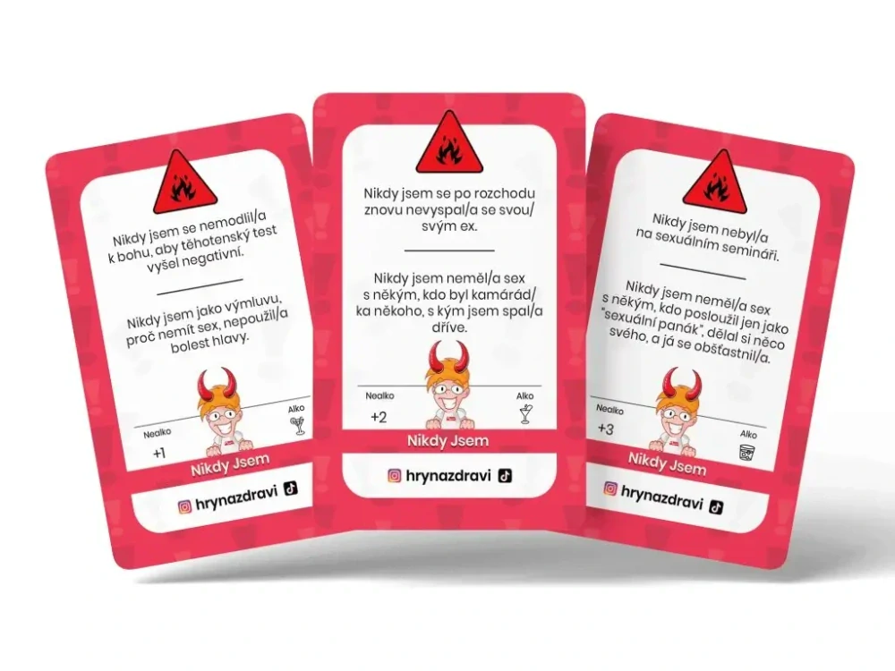 Karetní hra Nikdy jsem - Spicy