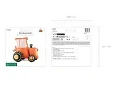 Stojící fóliový balónek Traktor 72 x 63.5 cm