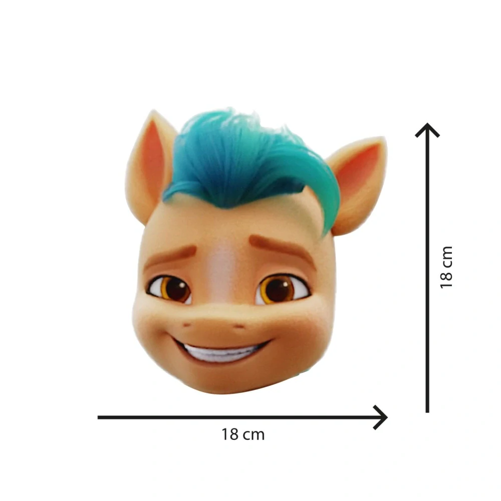 Dětské masky My Little Pony Rainbow 6 ks