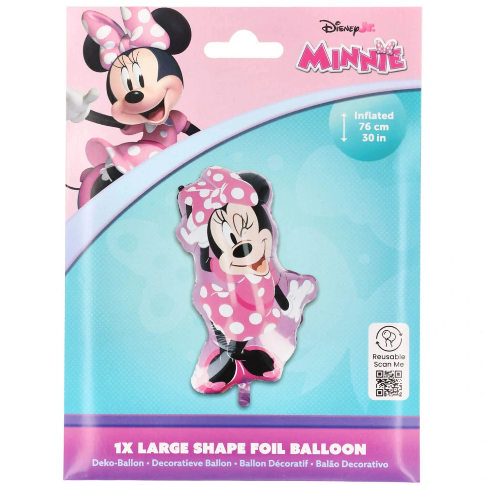 Fóliový balónek Minnie Mouse 46 × 76 cm