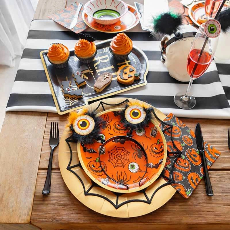 Papírové ubrousky Halloween dýně 30 ks