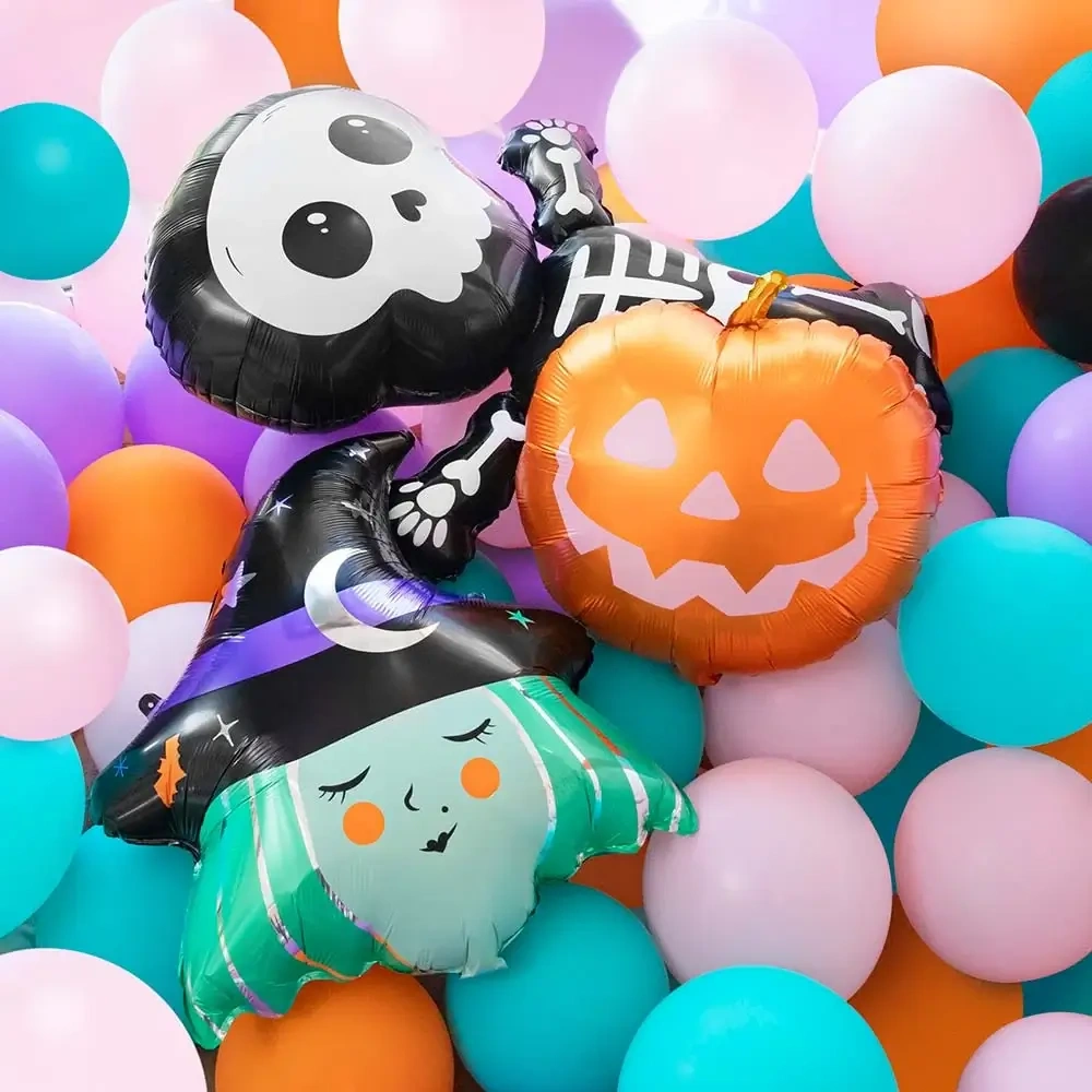 Foliový balonek Halloween Kostlivec Trick or Treat 120 cm