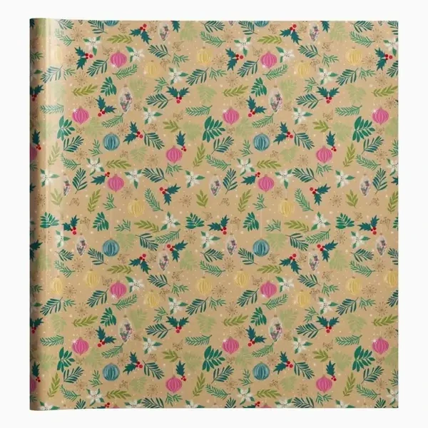 Balicí papír Vánoční ozdoby 70 cm × 5 m