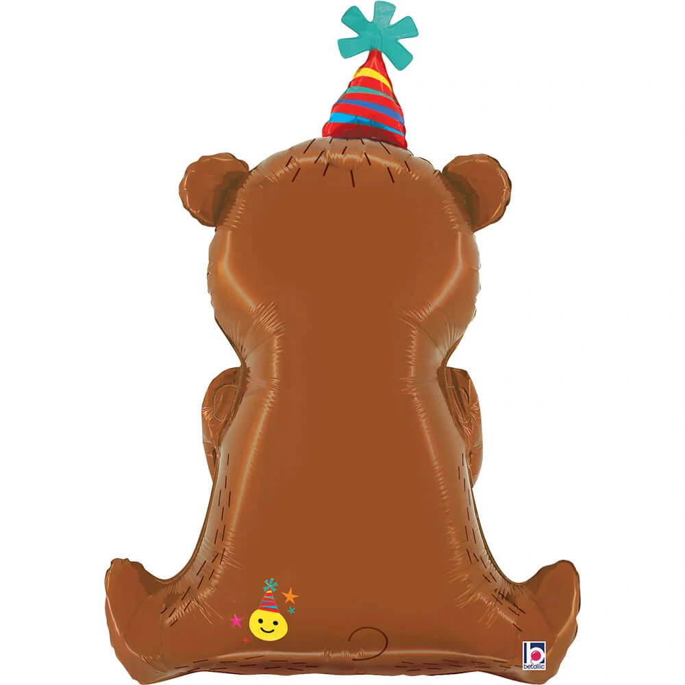 Fóliový balonek medvídek s dárečkem 86 cm