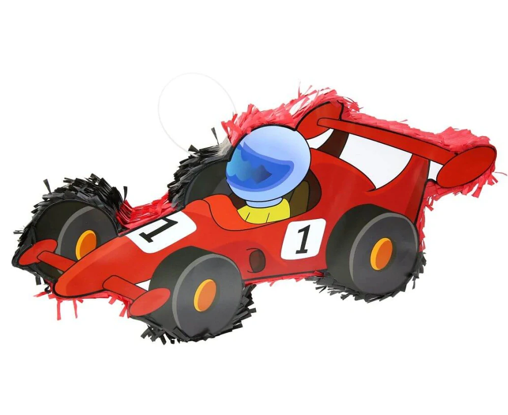 Piňata červená formule 1