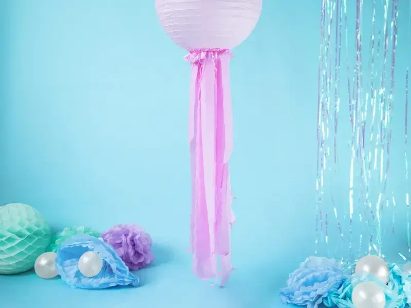 Lampion kulatý 35 cm růžový