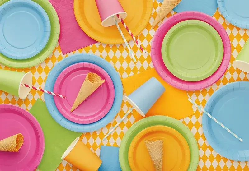 Papírové ubrousky tmavě růžové 20ks