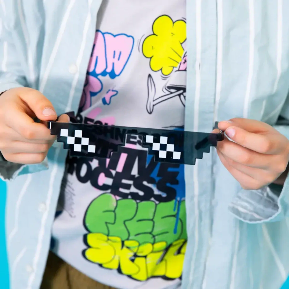 Party brýle úzké Pixel - Minecraft