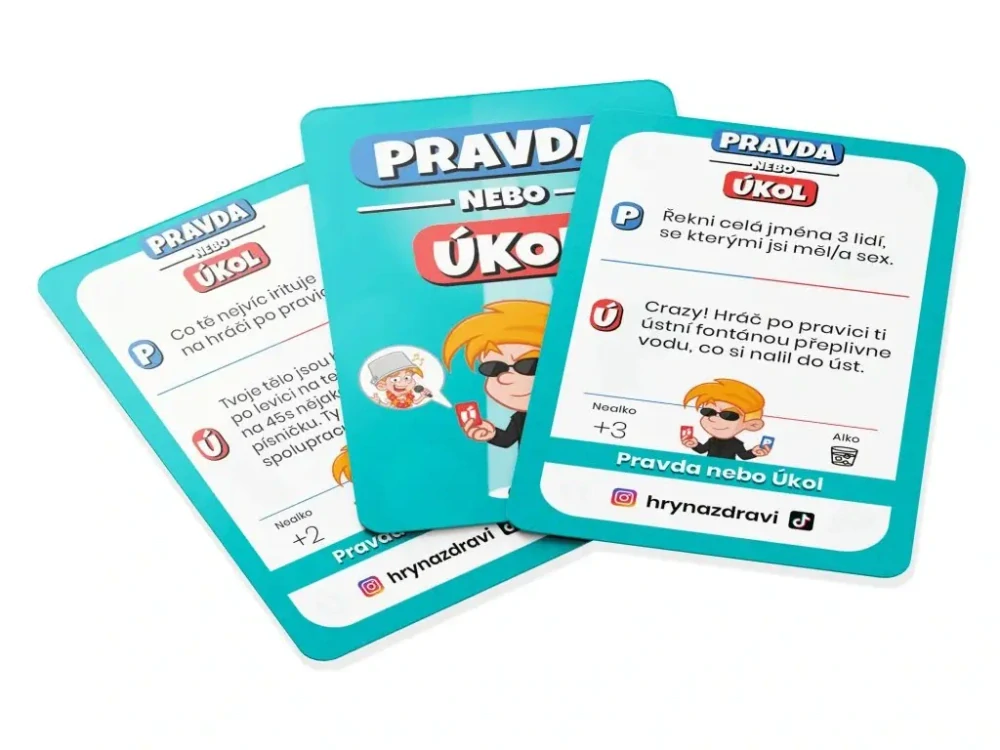 Karetní hra Pravda nebo úkol