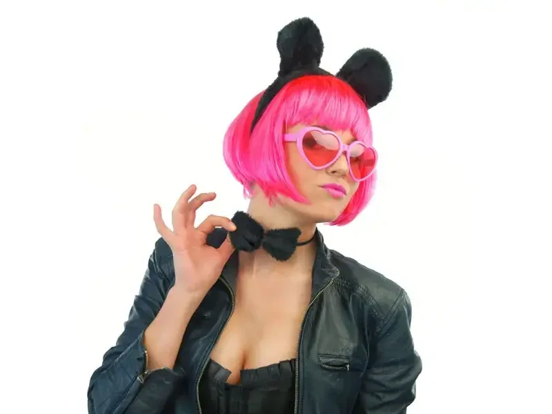 Party brýle srdíčka - růžové 