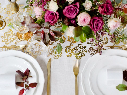 Organza potištěná, oboustranný potisk 0.36x9m