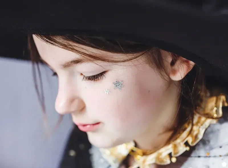 Dětské tetování čarodějnice - Halloween 20 ks