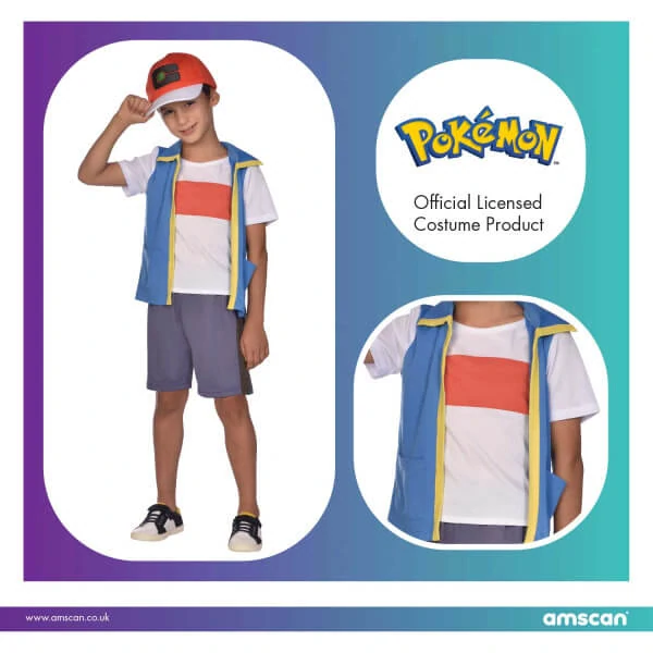 Dětský kostým Pokemon - Ash