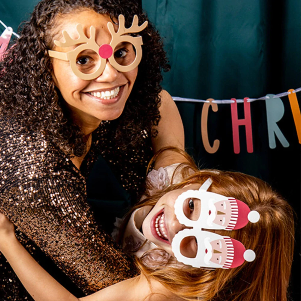 Party brýle HOLLY JOLLY - sada 6 ks