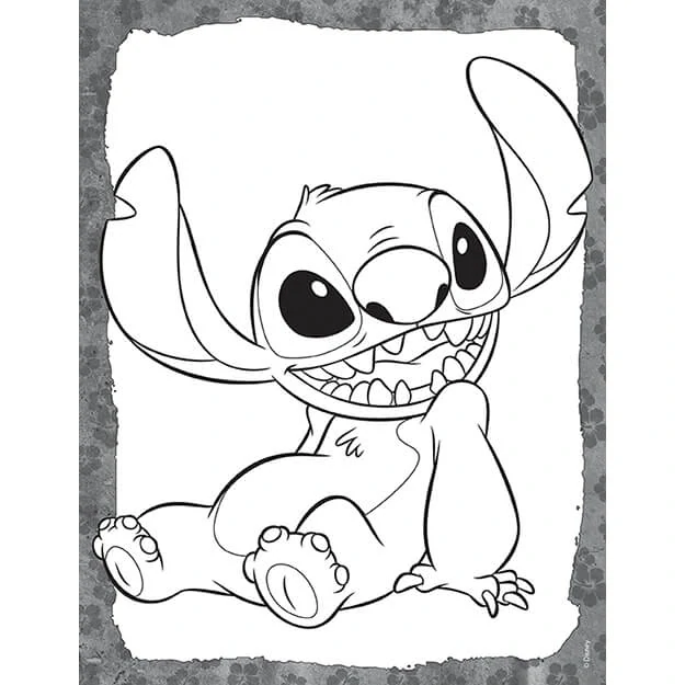 Samolepky s omalovánkami Lilo a Stitch 100ks