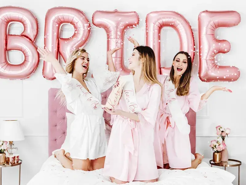 Šerpa Bride to be - bílá s rosegold