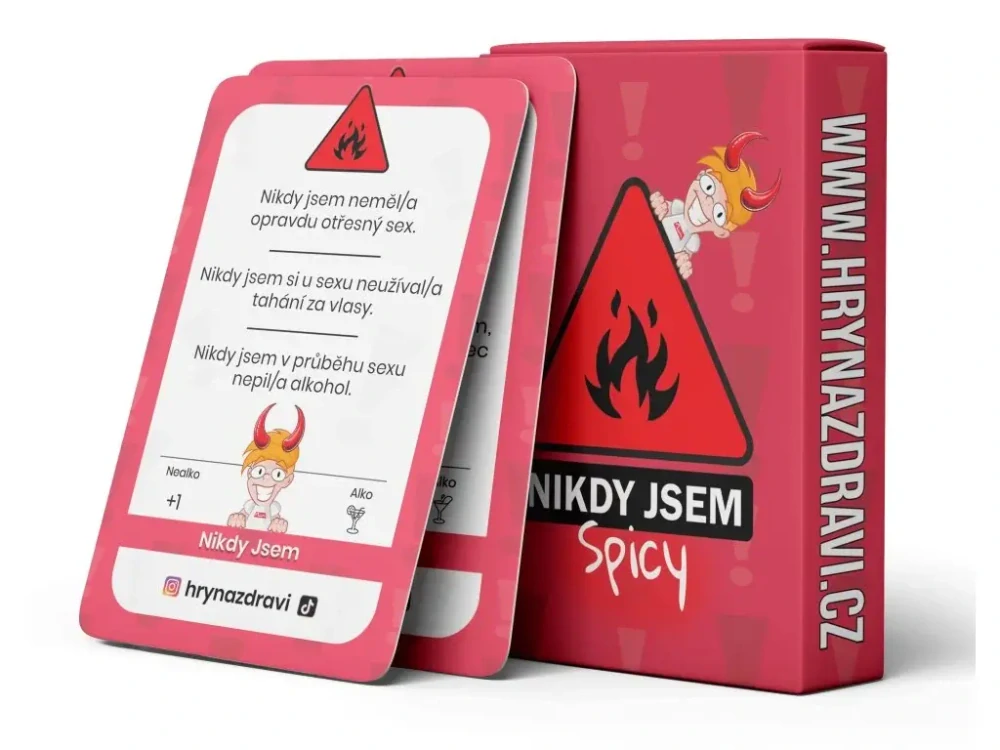 Karetní hra Nikdy jsem - Spicy