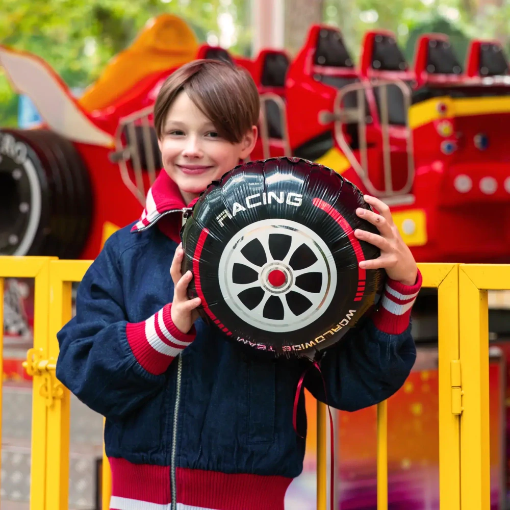 Foliový balonek Závodní pneumatika 45 cm