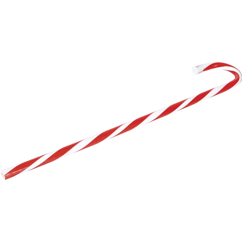 Vánoční červenobílá cukrová hůlka 70 cm