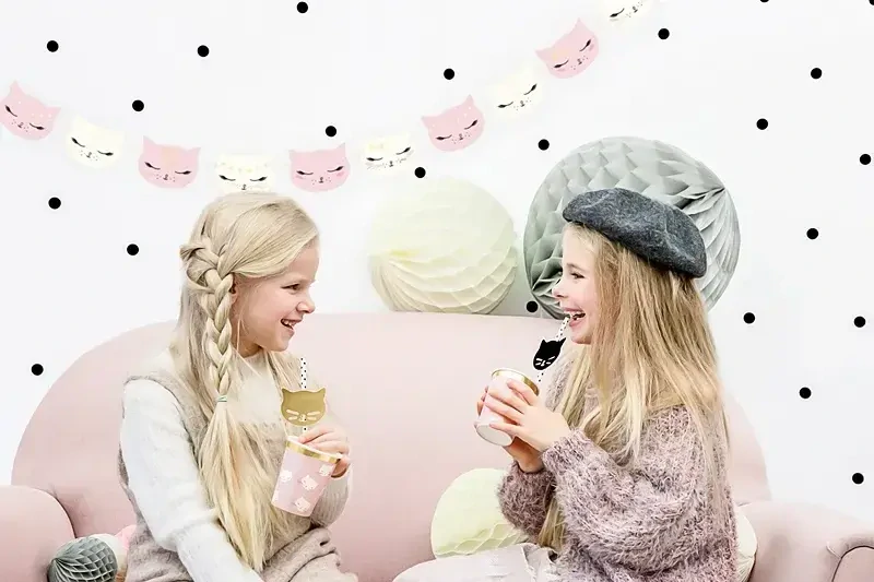 Závěsná girlanda Kočička 140 cm