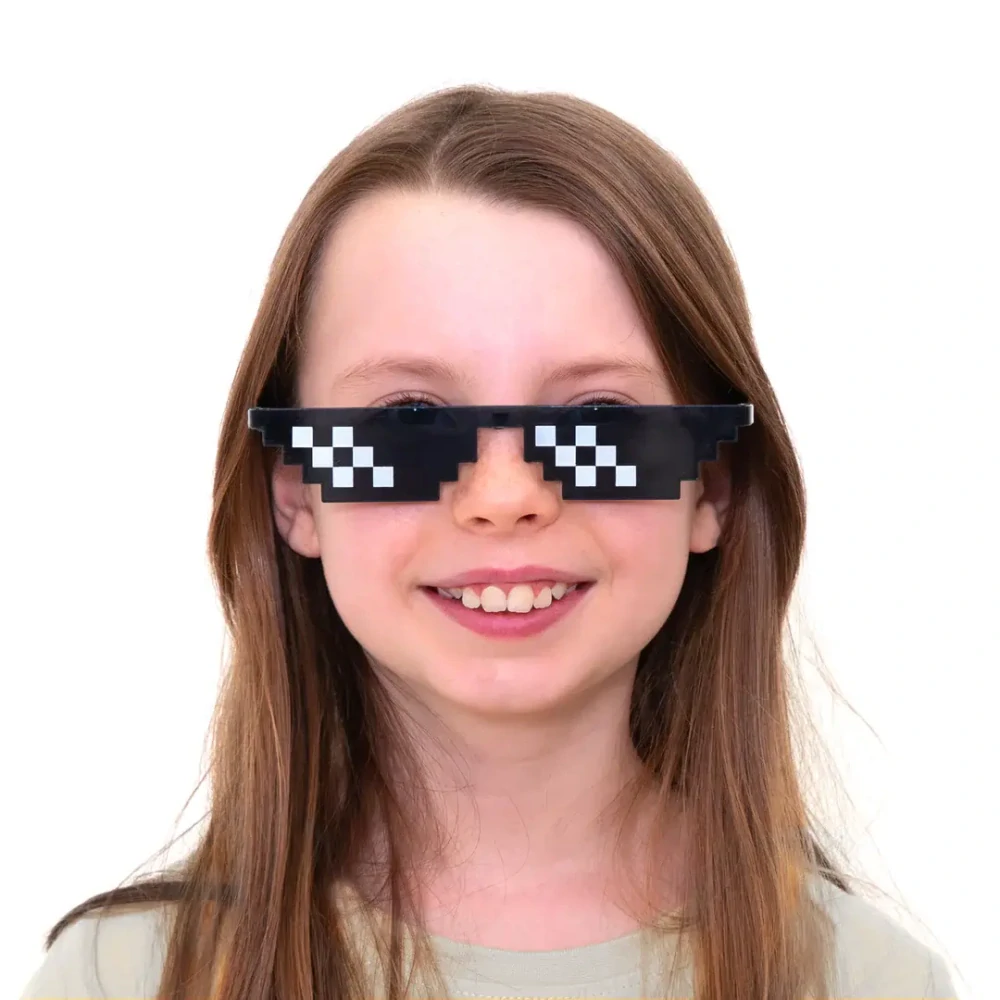 Party brýle úzké Pixel - Minecraft