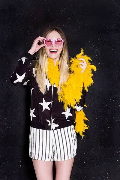 Party brýle srdíčka - růžové 