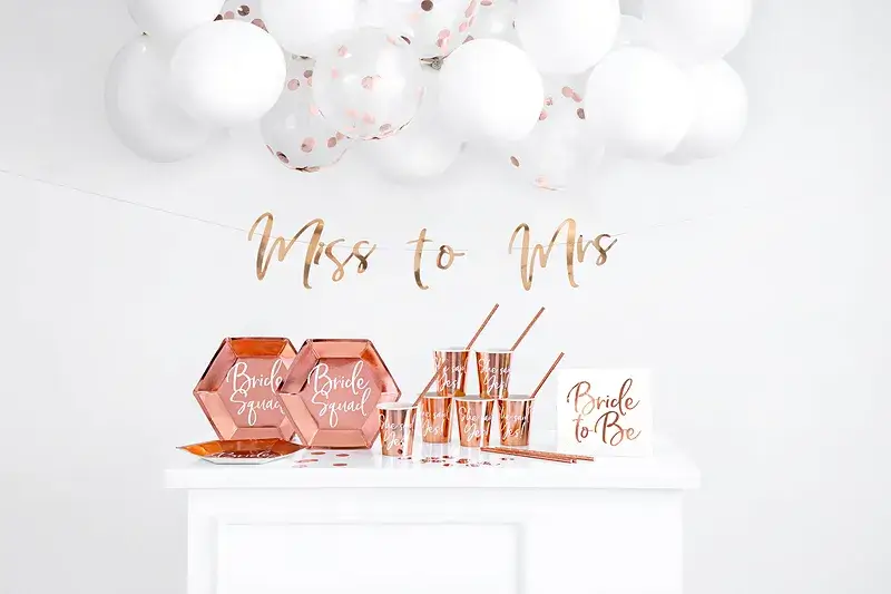 Rozlučkový banner Miss to Mrs