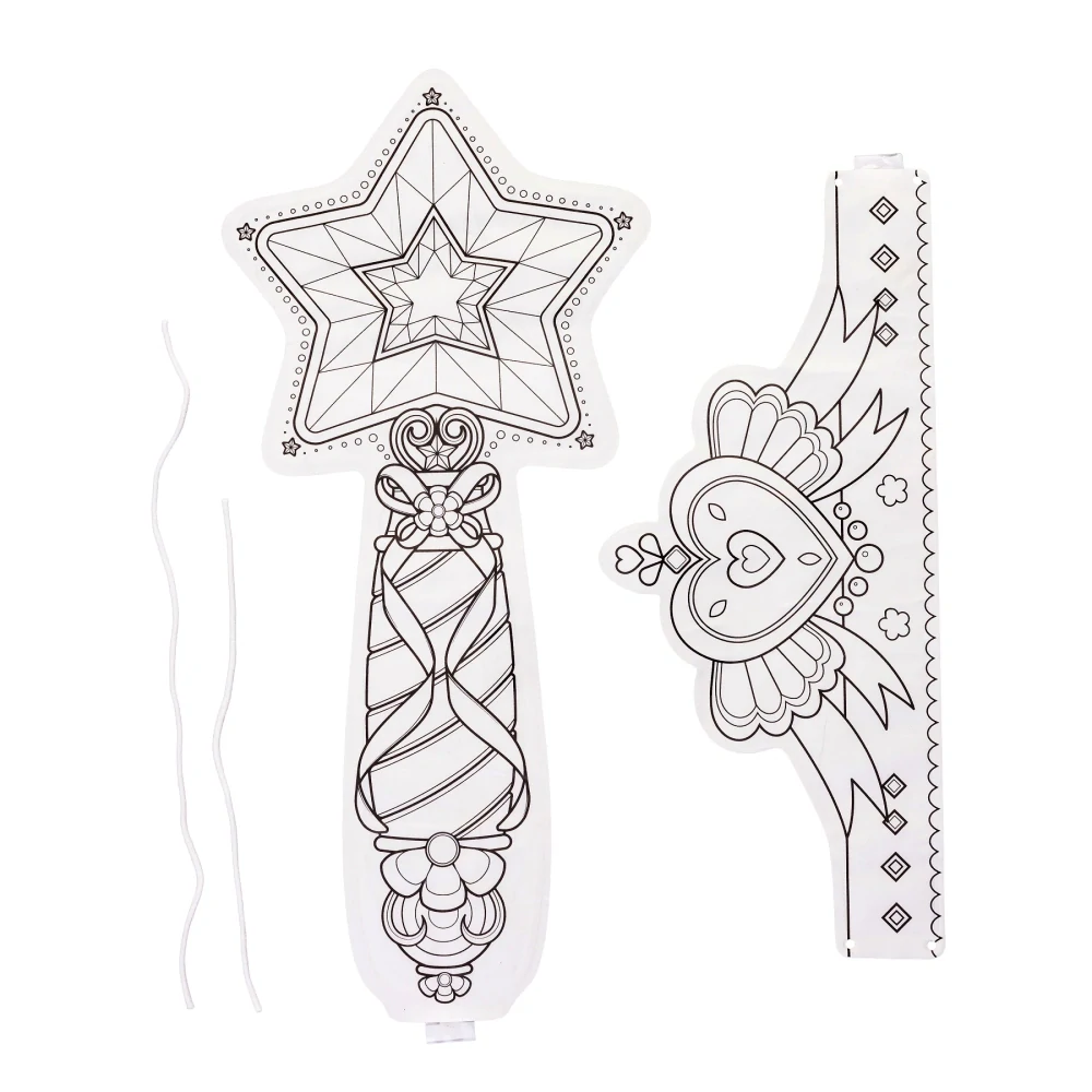 Nafukovací omalovánky box Princeznovská sada 2ks