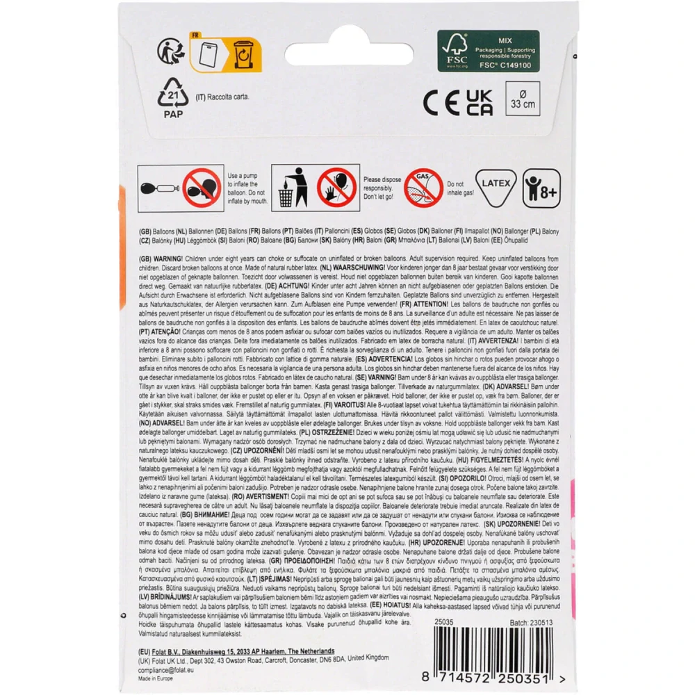 Latexové balónky boho Happy Birthday  6 ks