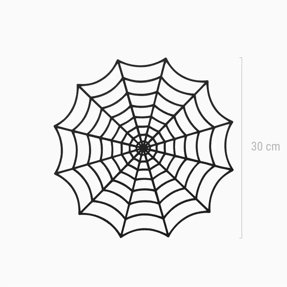 Dekorační prostírání na Halloween Pavučina 2 ks