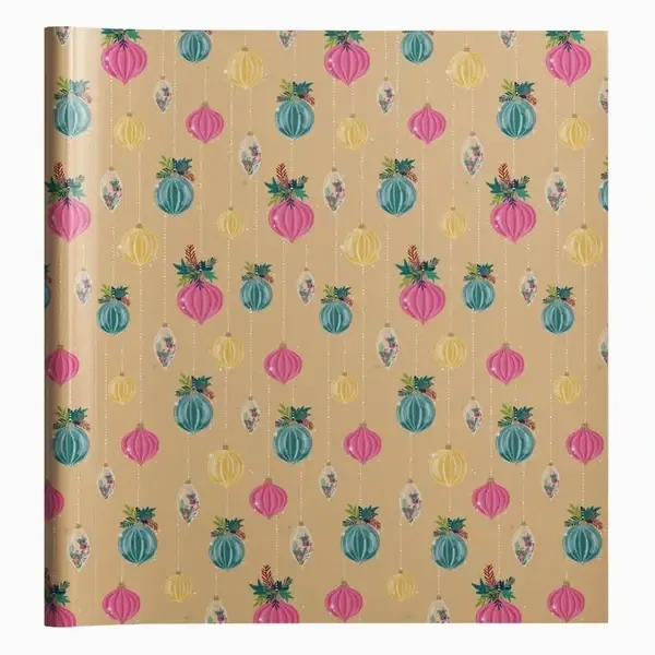 Balicí papír Vánoční ozdoby 70 cm × 5 m