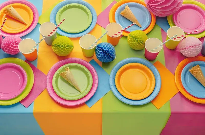 Papírové ubrousky tmavě růžové 20ks