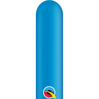 Q260 Balónek (152cm:5cm) CHROME modrý (100ks/bal)