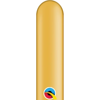 Q260 Balónek (152cm:5cm) CHROME zlatý (100ks/bal)