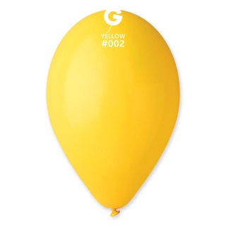 Latexový balónek 33cm/13" #002 žlutý