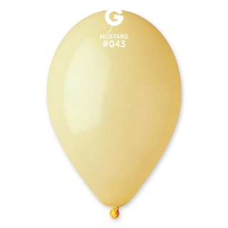 Latexový balónek 33cm/13" #043 hořčičně žlutý