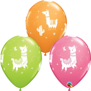 11" Balónek Qualatex - LAMA 